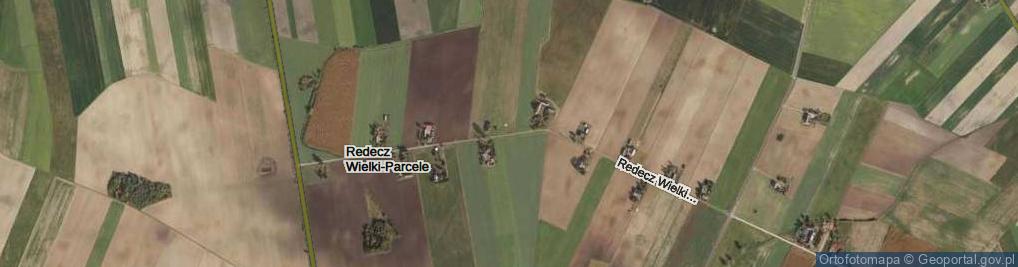 Zdjęcie satelitarne Redecz Wielki-Parcele ul.